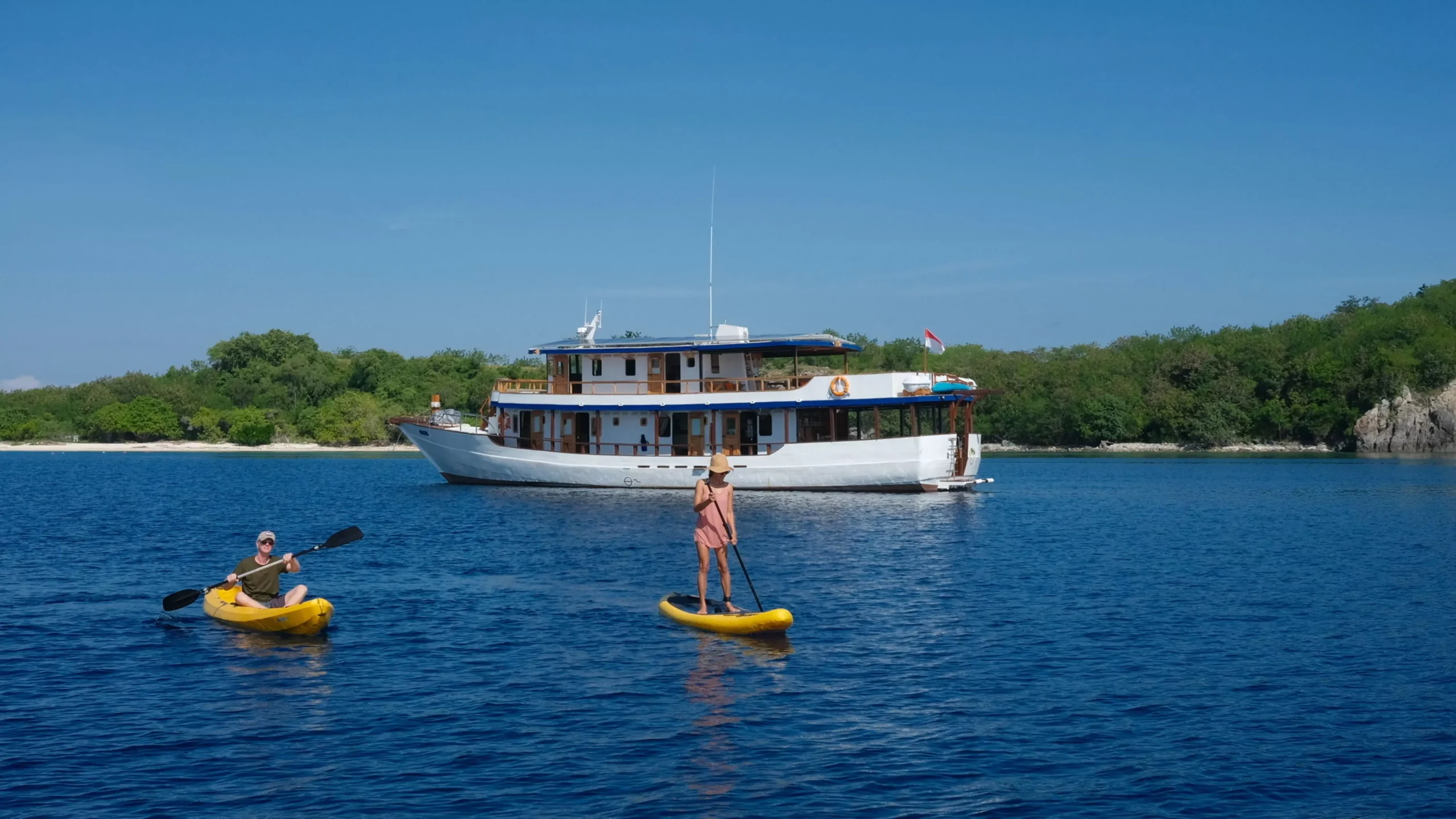 Nomad Archipelago liveaboard kayak and SUP activities